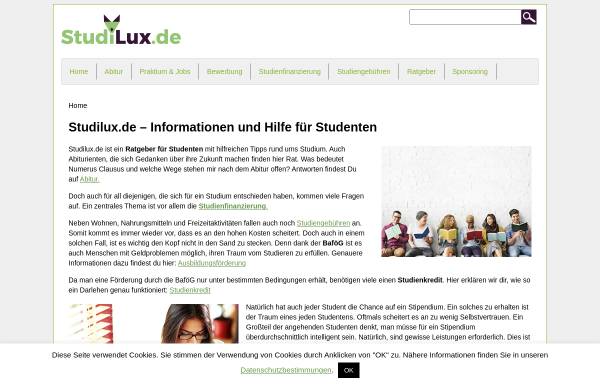 Vorschau von www.studilux.de, Studilux.de