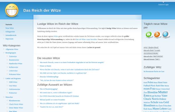 Vorschau von www.witze-reich.de, Das Witze Reich
