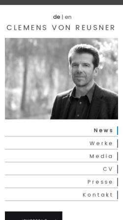 Vorschau der mobilen Webseite www.cvr-net.de, Reusner, Clemens von