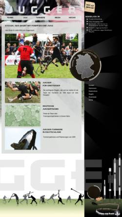 Vorschau der mobilen Webseite www.jugger.de, Jugger e.V. Berlin
