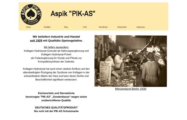 Vorschau von www.aspik-pik-as.de, Aspik 