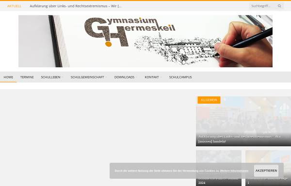 Vorschau von www.gymherm.de, Gymnasium Hermeskeil