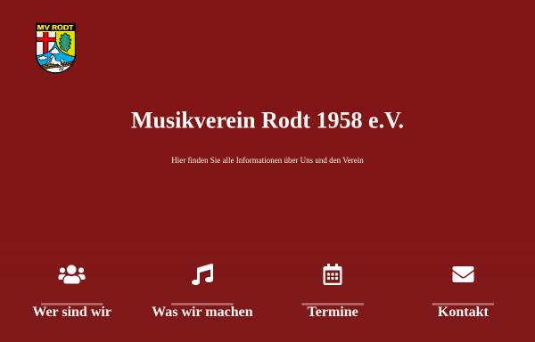 Vorschau von www.musikverein-rodt.eu, Musikverein Zemmer e.V.