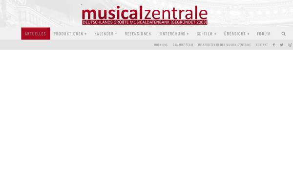 Vorschau von musicalzentrale.de, Musicalzentrale