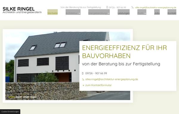 Vorschau von www.architektur-energieplanung.de, Architektur und Energieberatung - Silke Ringel