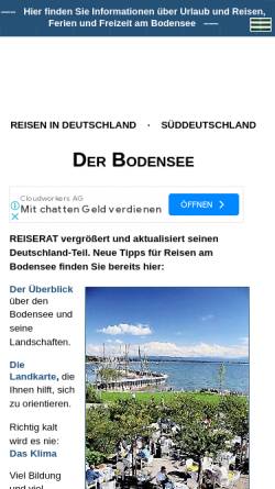 Vorschau der mobilen Webseite www.reiserat.de, Reiserat.de