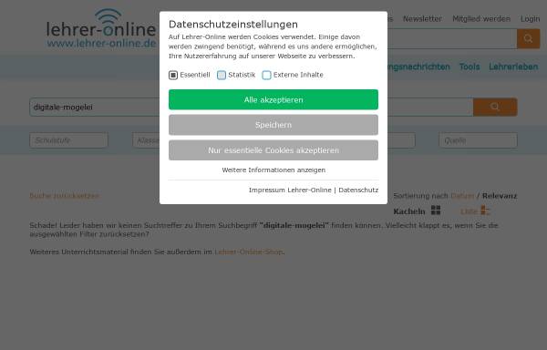 Vorschau von www.lehrer-online.de, Lehrer-Online: Schutz vor digitaler Mogelei