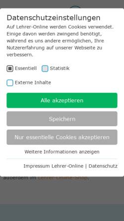 Vorschau der mobilen Webseite www.lehrer-online.de, Lehrer-Online: Schutz vor digitaler Mogelei