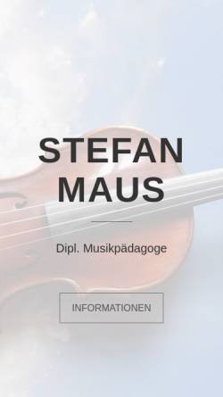 Vorschau der mobilen Webseite www.sdmaus.com, Die Kunst des Geigenspiels