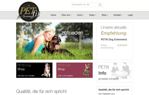 Vorschau von www.pet-fit.net, Pet-Fit Vertriebs GmbH