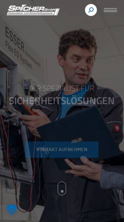 Vorschau der mobilen Webseite www.spicher-gmbh.de, Spicher GmbH