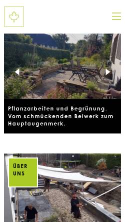 Vorschau der mobilen Webseite www.tp-gartengestaltung.de, TP Gartengestaltung Armin Theisen