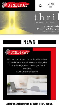 Vorschau der mobilen Webseite www.das-syndikat.com, Das Syndikat