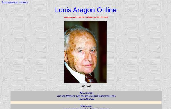 Louis Aragon Online