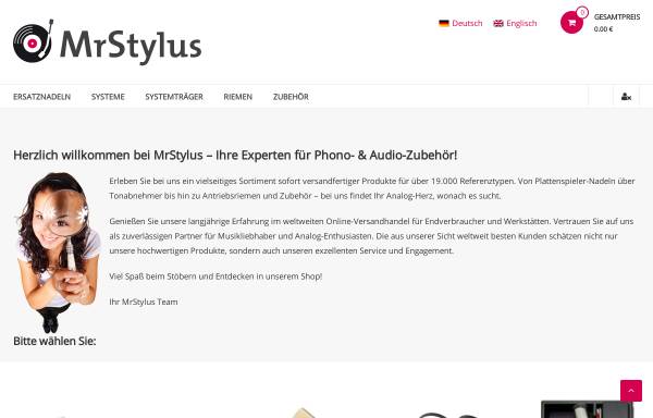 Vorschau von mrstylus.com, MrStylus