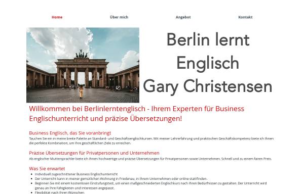 Berlin lernt Englisch, Inh. Gary Christensen