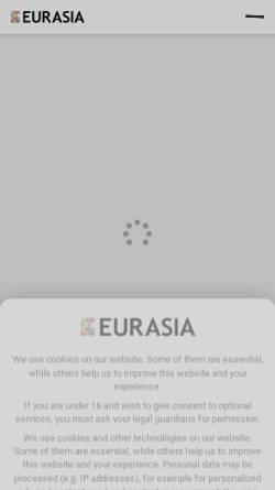 Vorschau der mobilen Webseite www.eurasia-institute.com, Eurasia Institute