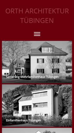 Vorschau der mobilen Webseite www.orth-architektur.de, Orth, Joachim