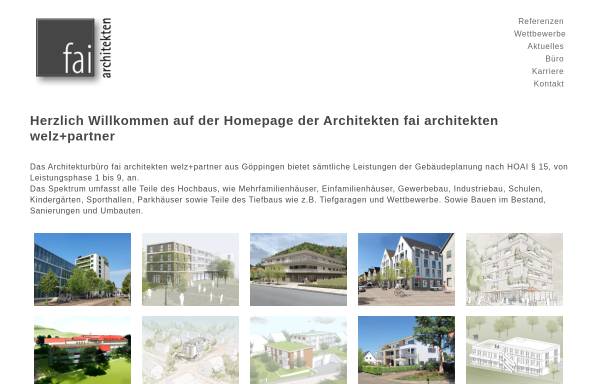Vorschau von www.architekturbuero-welz.de, Welz, Peter - fai