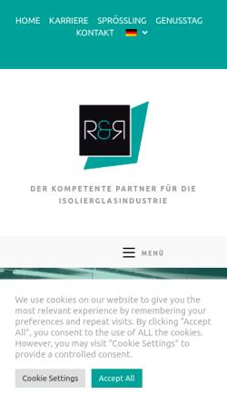Vorschau der mobilen Webseite rur-online.com, Rottler und Rüdiger Unternehmensgruppe