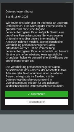 Vorschau der mobilen Webseite architektweber.com, Weber, Ferdinand