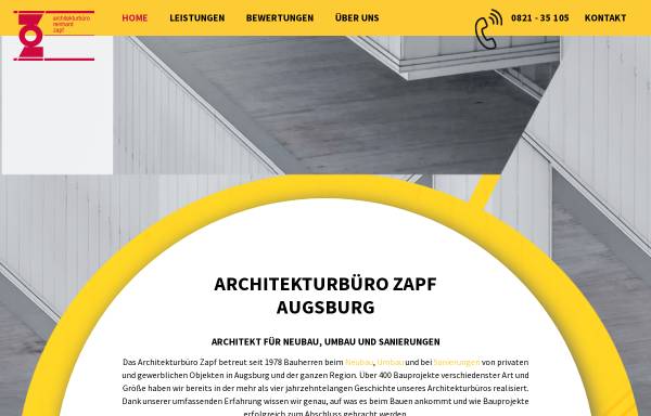 Vorschau von www.architekturbuero-zapf.de, Zapf, Reinhard