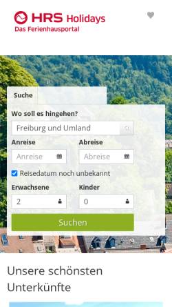 Vorschau der mobilen Webseite www.fit-tourist.de, Hotels im Schwarzwald