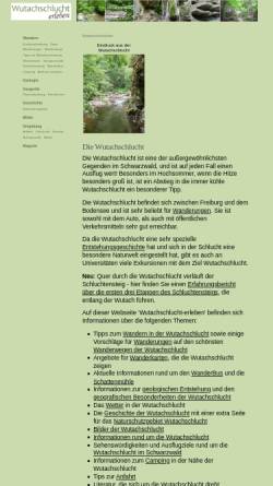 Vorschau der mobilen Webseite www.wutachschlucht-erleben.de, Wutachschlucht erleben