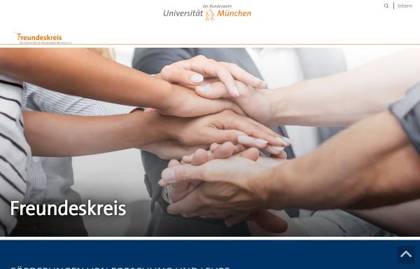 Vorschau von www.unibw.de, Freundeskreises der Universität der Bundeswehr München e.V.