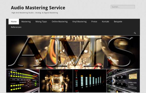 Vorschau von www.audio-mastering-service.de, Audio Mastering Service