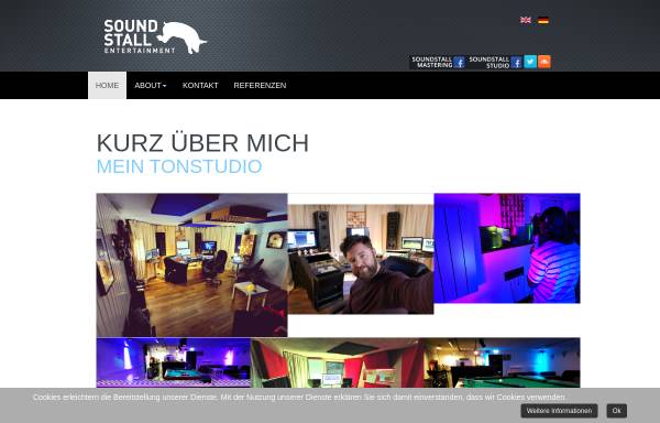 Vorschau von www.soundstall.ch, Soundstall Tonstudio