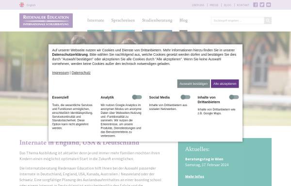Vorschau von www.riedenauer-education.de, Riedenauer Education