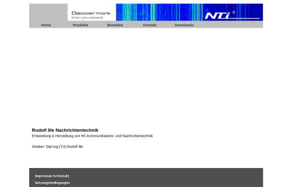 Vorschau von www.nti-online.de, Rudolf Ille, Nachrichtentechnik