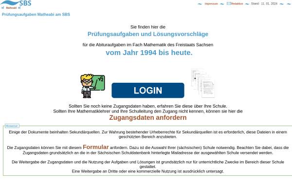Vorschau von www.sn.schule.de, Sächsisches Mathematik-Abitur