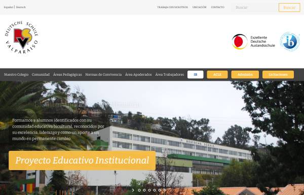 Vorschau von www.dsvalpo.cl, Deutsche Schule Valparaíso