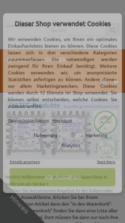 Vorschau der mobilen Webseite www.satshop-heilbronn.de, SAT-Shop Heilbronn, Tristan Uhde