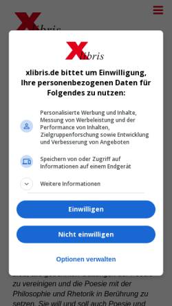 Vorschau der mobilen Webseite www.xlibris.de, Romantik