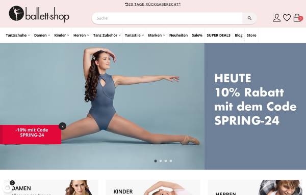 Vorschau von www.ballett-shop.ch, Ballett-Shop MAR AG