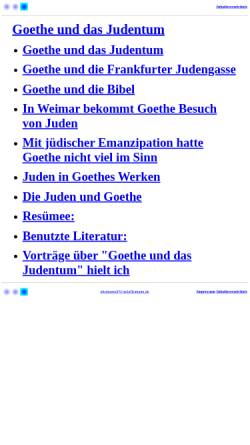 Vorschau der mobilen Webseite ursulahomann.de, Goethe und das Judentum