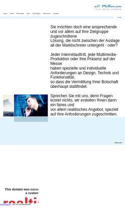 Vorschau der mobilen Webseite www.melkonian.de, AK Melkonian Cross Media Lösungen