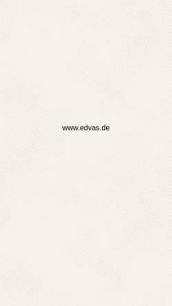 Vorschau der mobilen Webseite www.edvas.de, EDVAS Elektronische Datenverarbeitung Alexander Schmidt