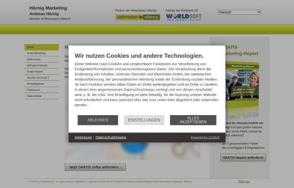 Vorschau von www.123-easy-webdesign.de, Hörnig Marketing