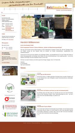 Vorschau der mobilen Webseite www.neudeck-holzverpackungen.de, Holz Neudeck GmbH