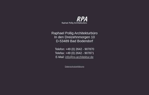 Vorschau von www.rp-architektur.de, Pollig, Raphael