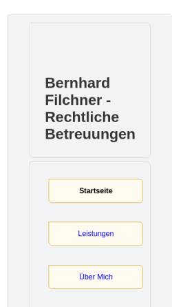 Vorschau der mobilen Webseite filchner.eu, Bernhard Filchner - Organisationsberatung