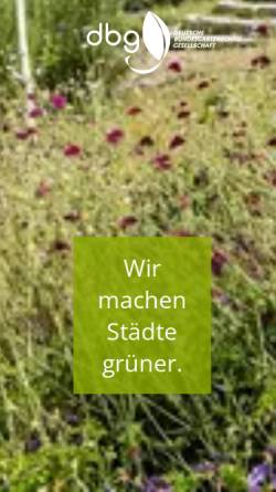 Vorschau der mobilen Webseite www.bundesgartenschau.de, Deutsche Bundesgartenschau Gesellschaft (DBG)