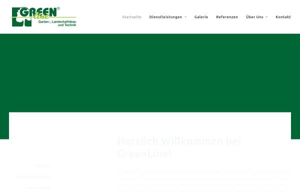 Vorschau von www.greenline-gartenbau.de, Greenline Gartenbau, Inh. Stefan Dreßler