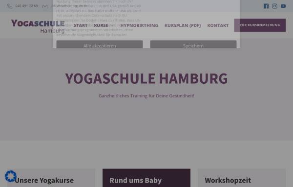 Vorschau von www.yogaschule-hamburg.de, Cantienica Studio