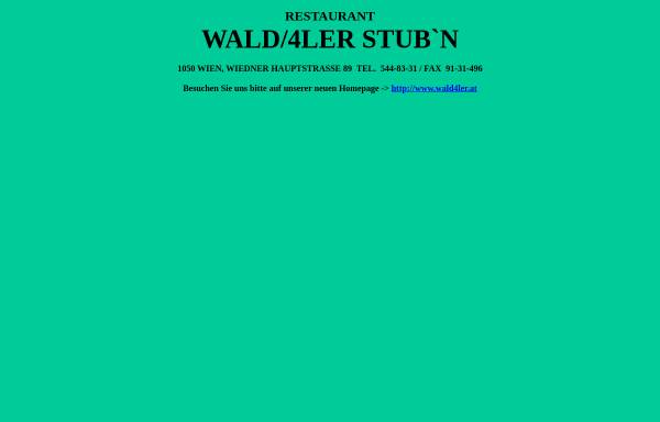Restaurant Wald4/ler Stub'n
