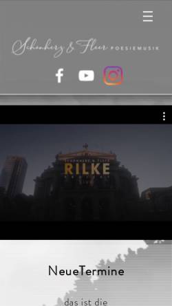 Vorschau der mobilen Webseite www.rilke-projekt.de, Rilke-Projekt